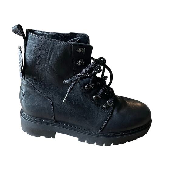 Anthony Veer Sophia Lace-up Leather Combat Boots Women's 10.5 Classic Casual - Picture 6 of 10